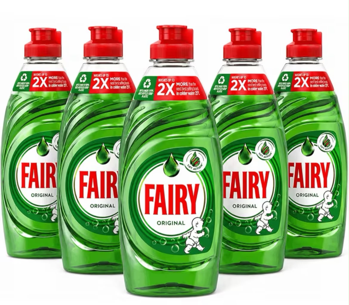 Fairy Original Washing Up Liquid 5 x 320ml