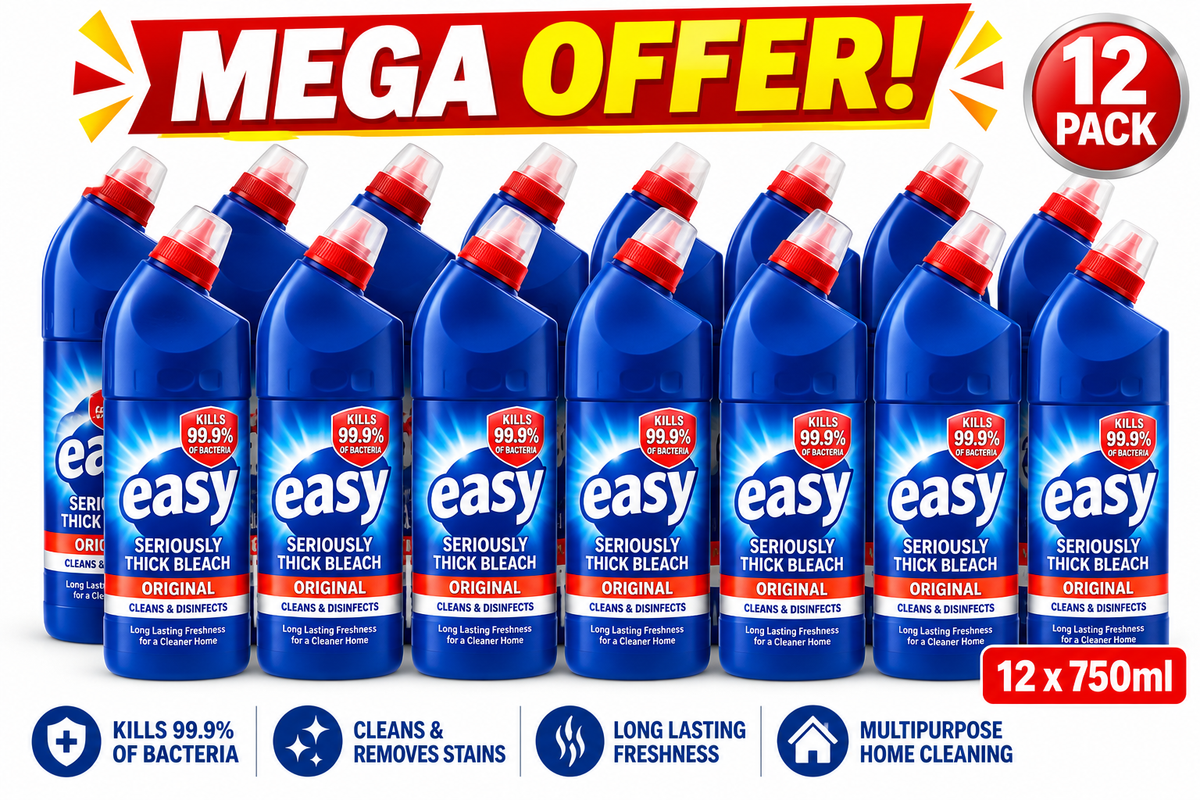 Easy Original Thick Bleach 12 x 750ml