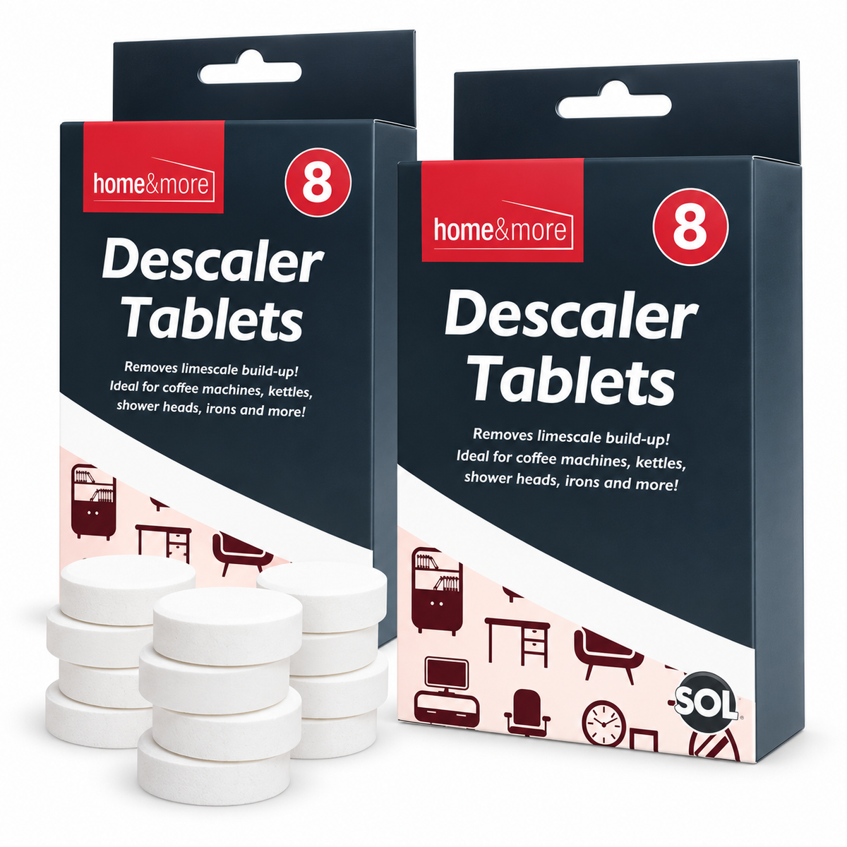 Home & More Descaler Tablets 16 Pack
