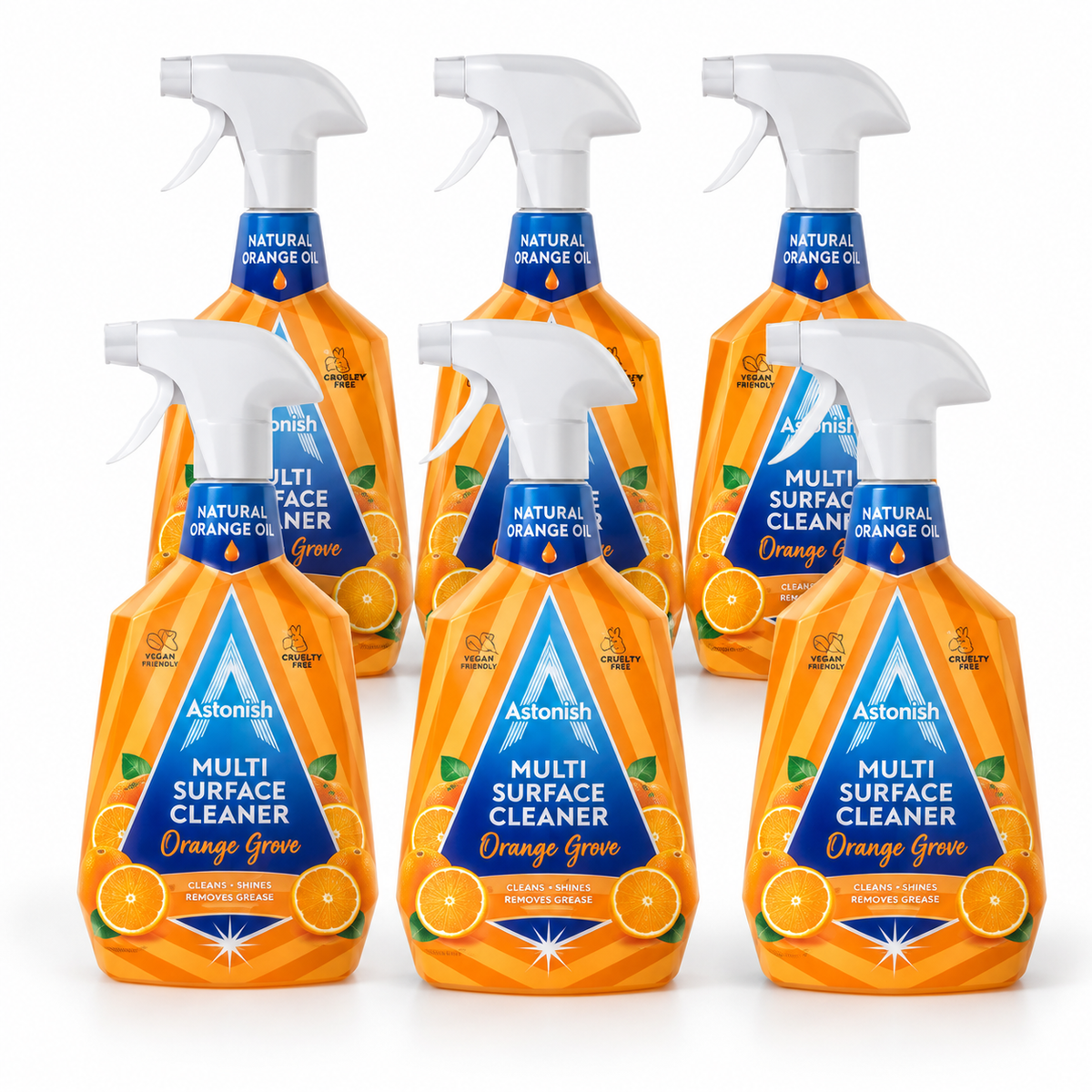 Astonish Orange Grove Multi Surface Cleaner 6 x 750ml