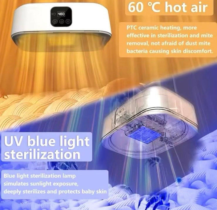 Smart and Convenient Electric Clothes Dryer for Home Travel - Ultraviolet Sterilizing