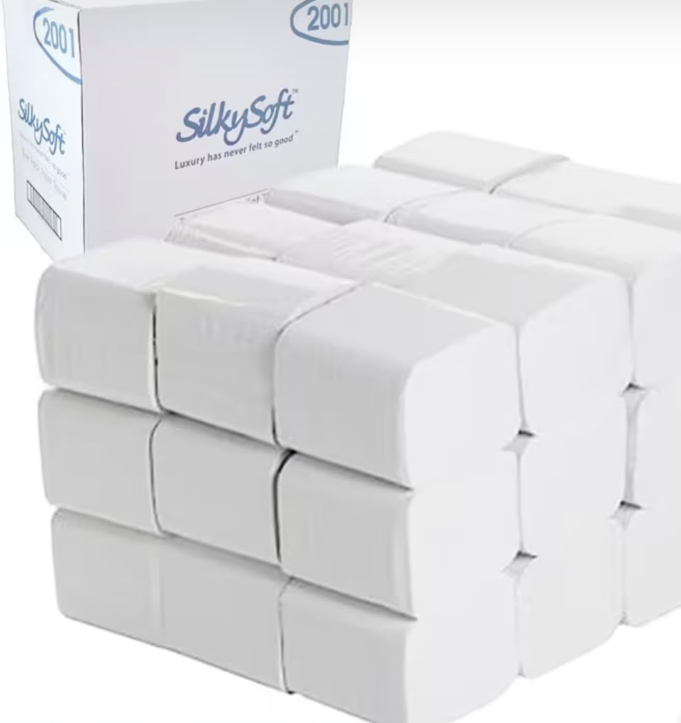 2 Ply Premium Bulk Pack Toilet Tissue Rolls – 9000 Sheets