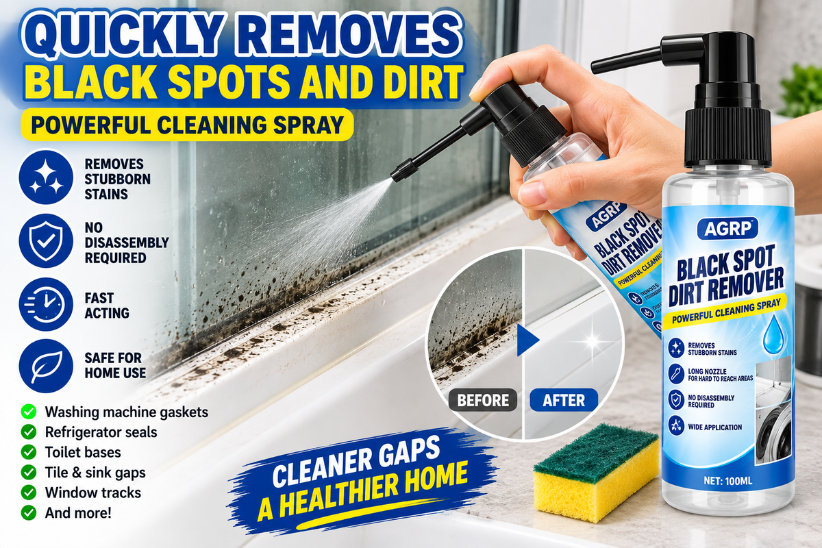 AGRP Black Spot Dirt Remover Spray 1pc + Sponge