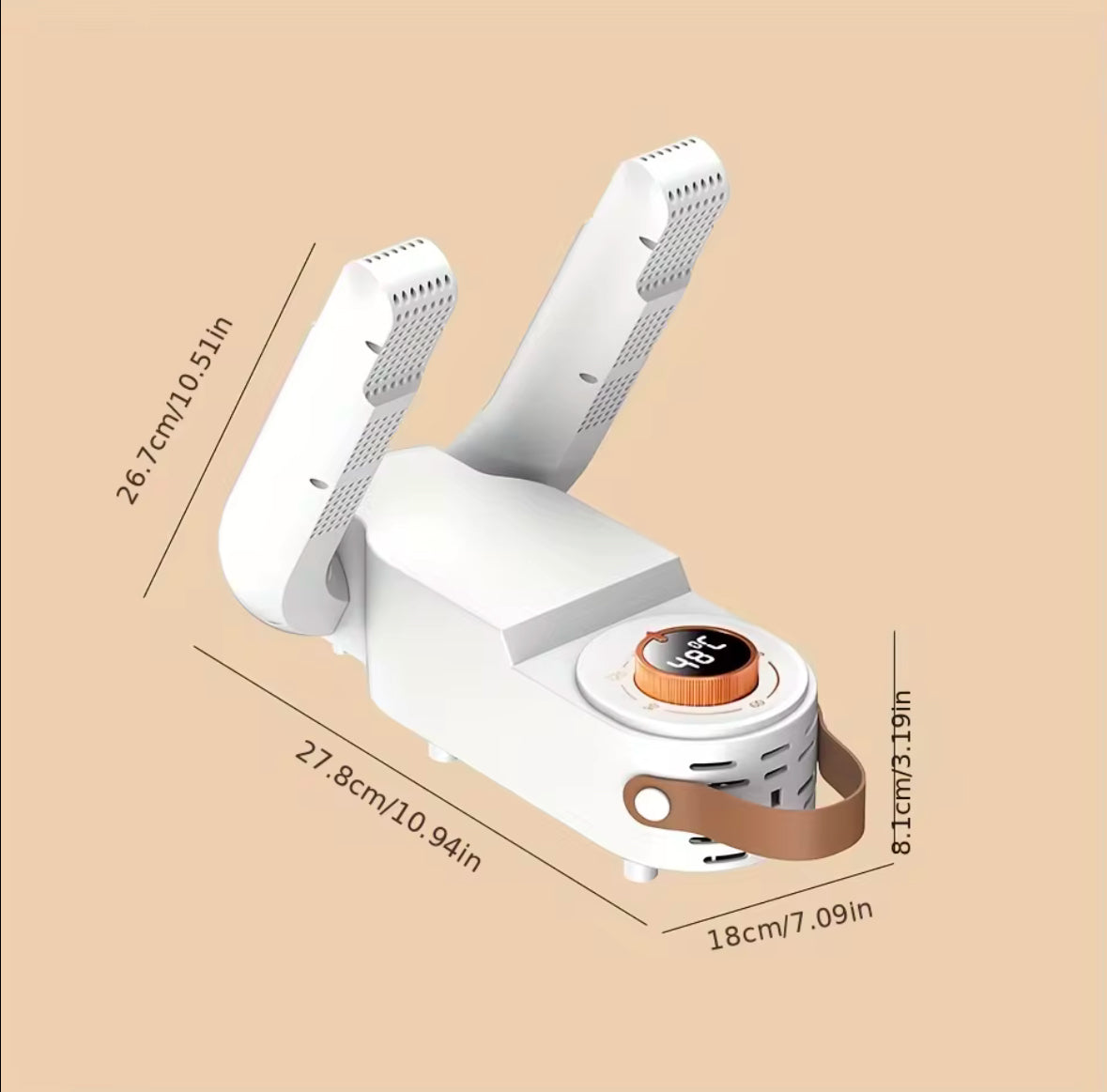 Electric Shoe Dryer Boot Warmer 42°C Shoe UV Foot Boot Dryer Eliminate Odor Multifunction Sock Dryer