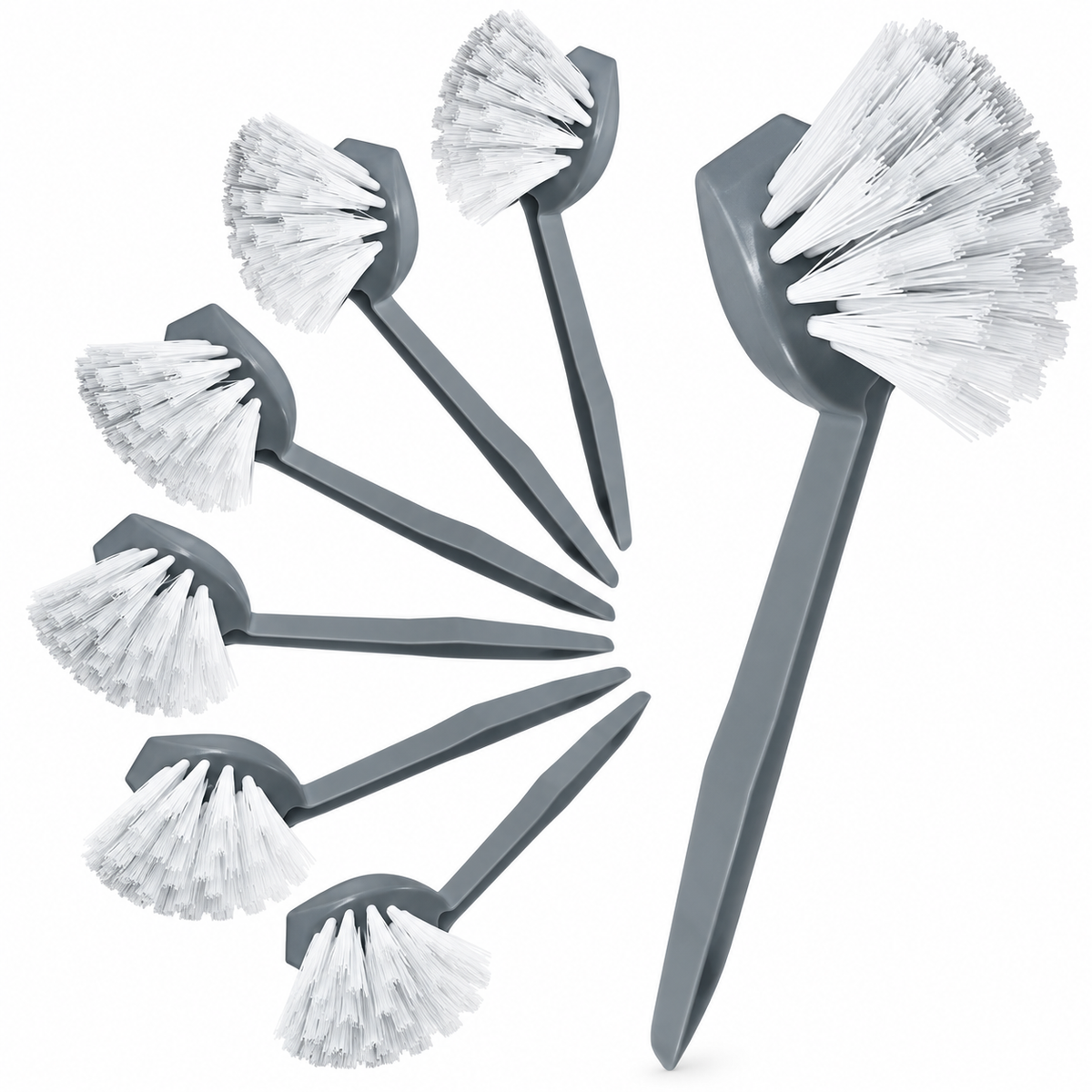 7 Piece Dish Brush & Kitchen Scrub Brush Set