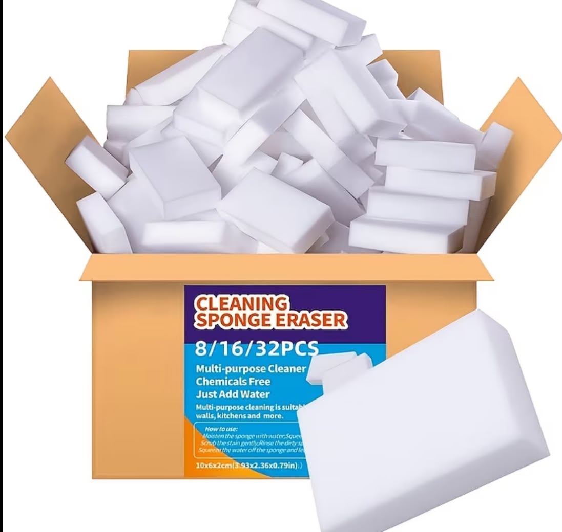 Magic Cleaning Sponge Eraser Bulk Pack. 36 Pieces.