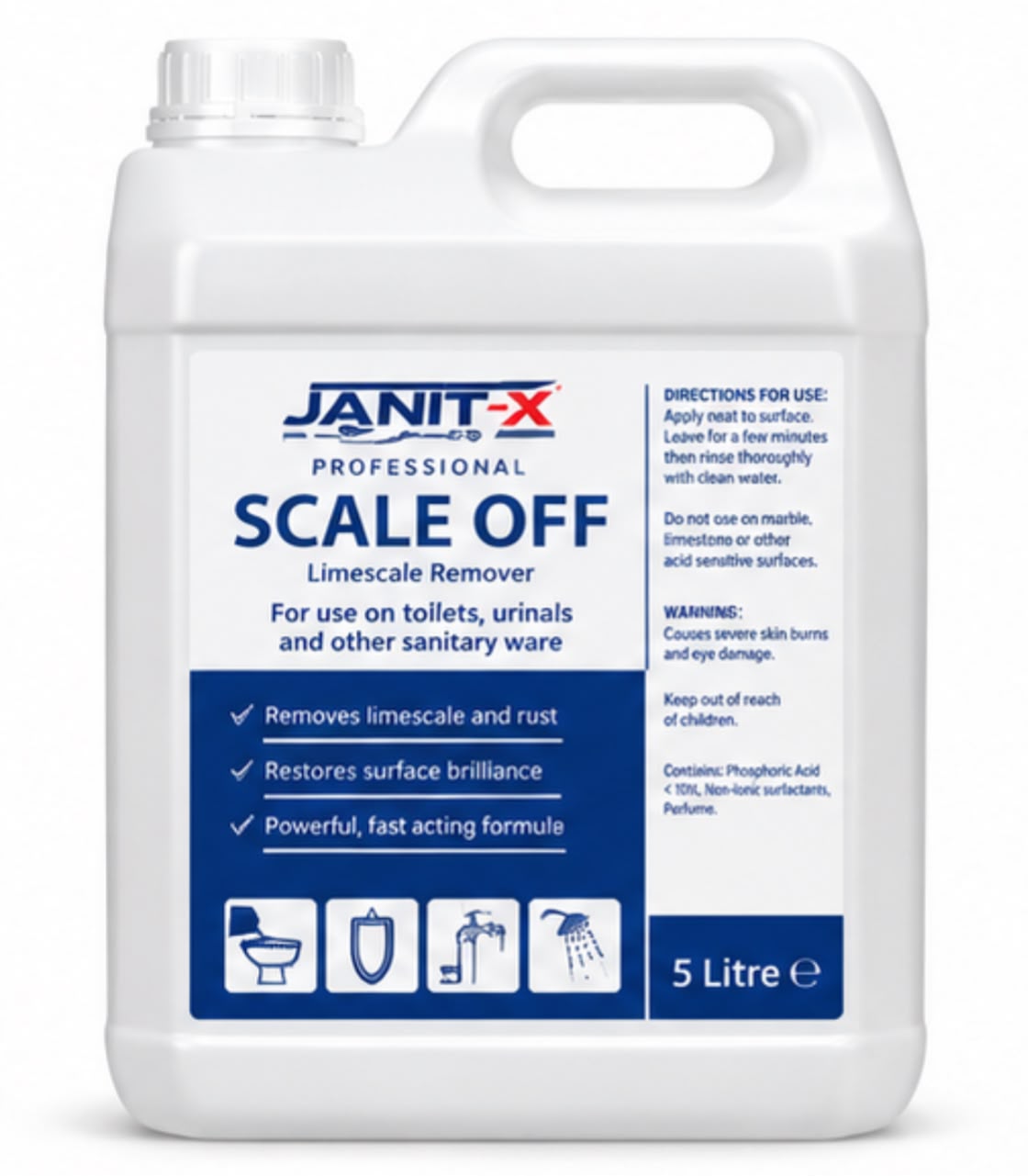 Janit-X Scale Off Toilet & Urinal Restorer 5L