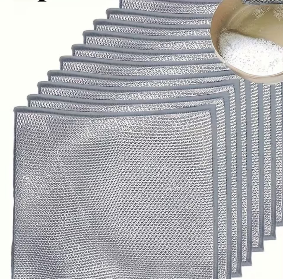 Reusable Dishwashing Net Cloths 12 Pack