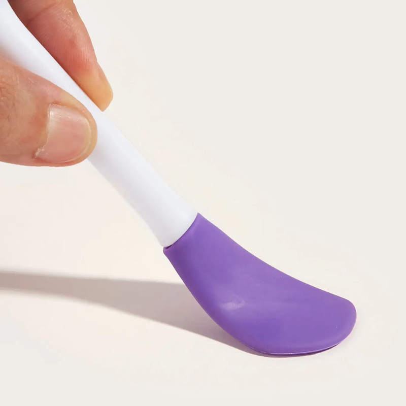 2 in 1 silicone facial and lips cleaner, mask applicator and cleansing brush