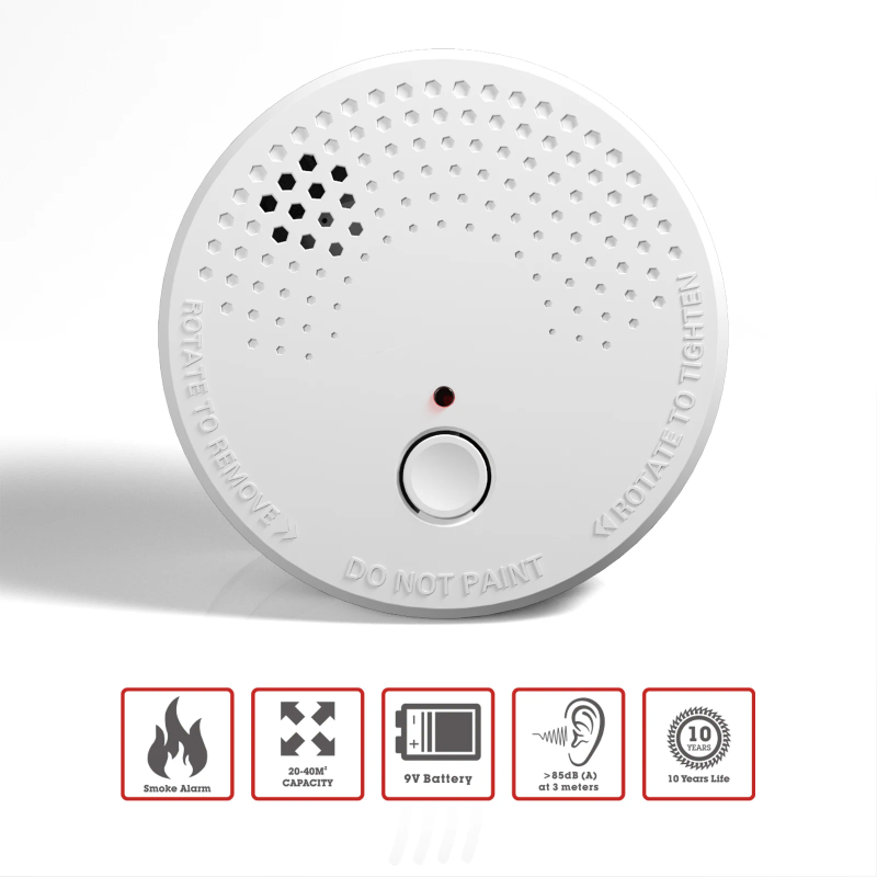 Easy to install smoke detector fire alarm