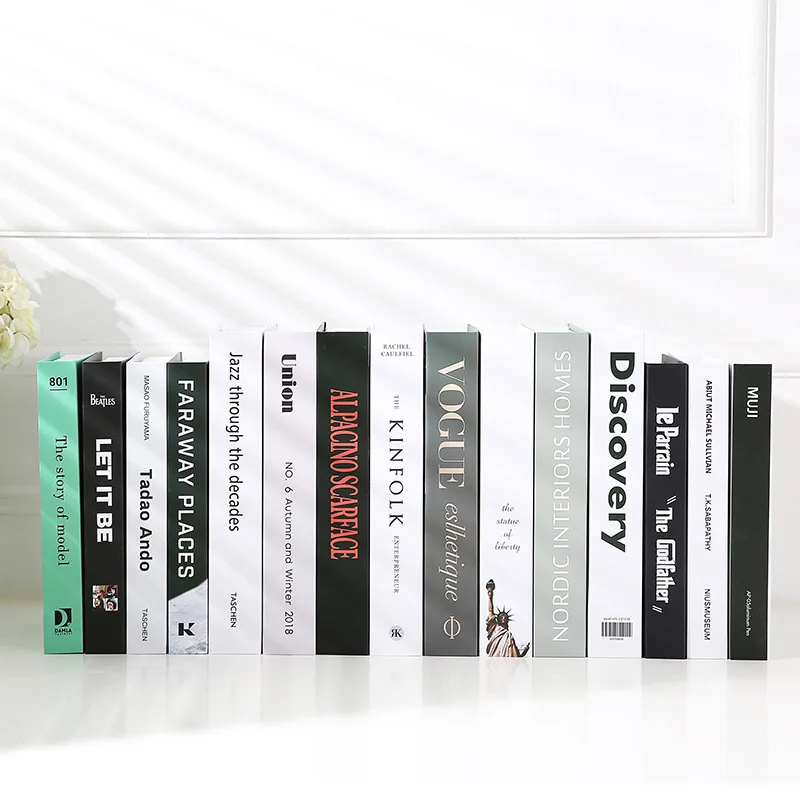 Decorative books for coffee table and shelf accents