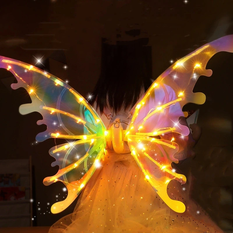 Gorgeous adjustable fairy wings for make-believe play