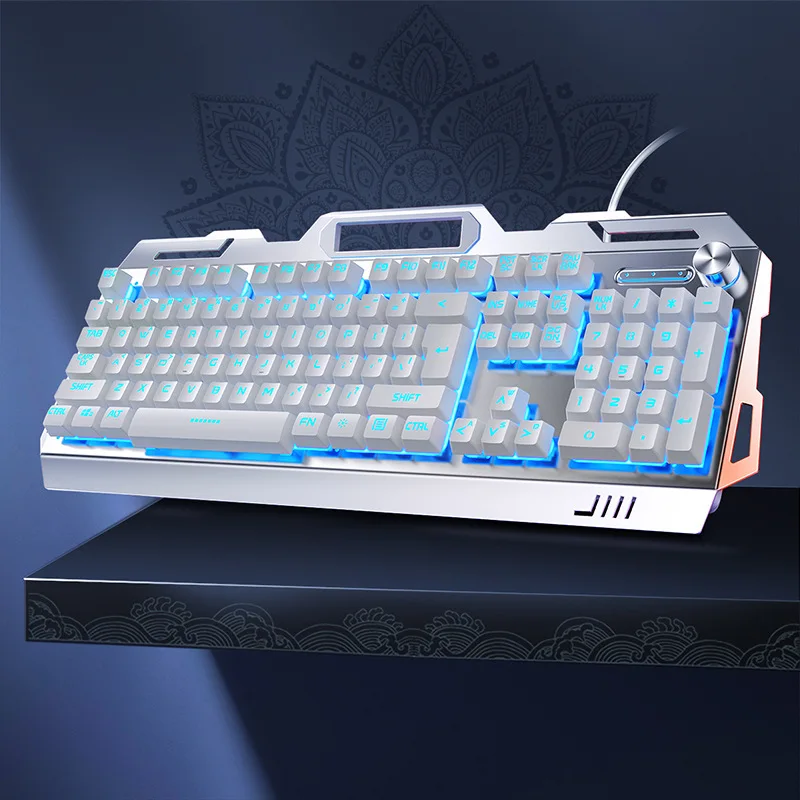 Mechanical keyboard, mouse and wired headphones combo set