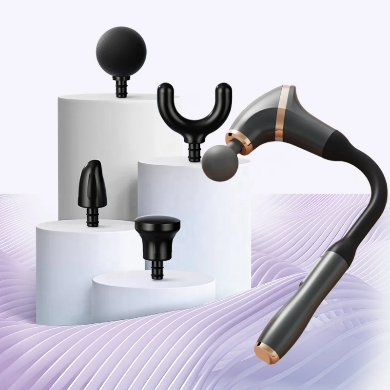 Precision extended muscle gun - 6 speed an 4 massage heads