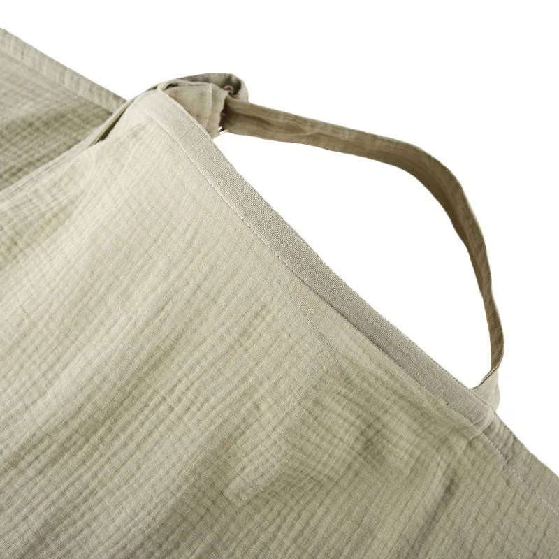 100% cotton, breathable nursing cover apron with adjustable loop