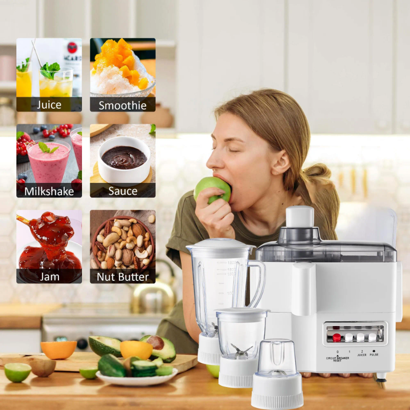4 in 1 blender set for shakes, smoothies and much more