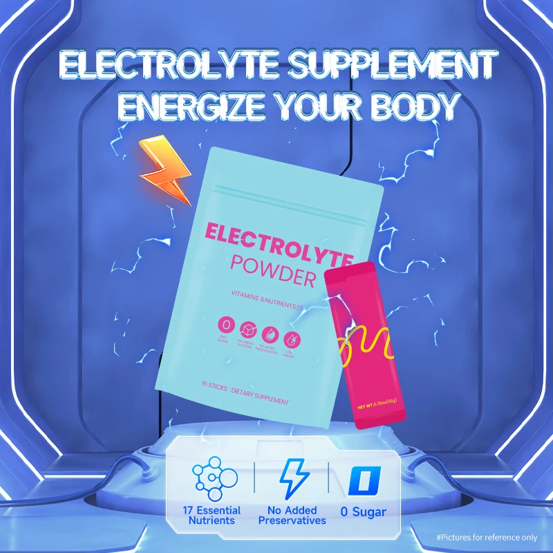 Vegan electrolytes drink powder - hydration and energising powder with vitamins and minerals