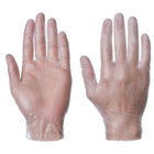 Clear Vinyl Disposable Gloves – Box of 100