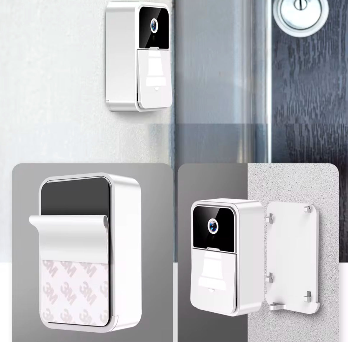 Wireless Video Doorbell Camera - Home Security Device, Lithium Long Lasting Battery, Included Wifi And App And Night Vision- Easy Instillation