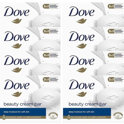 Dove Beauty Cream Soap Bars 8 x 90g