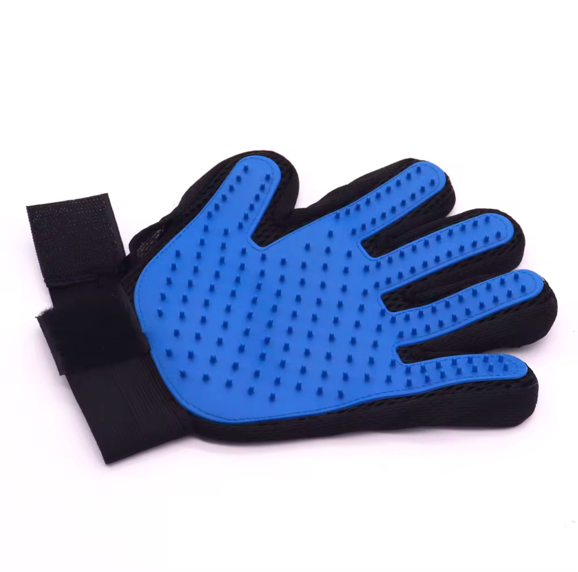 Pet Grooming Gloves - Grade A Silicone Easy And Hassle Free - Breathable Polyester - Perfect For Cats And Dogs