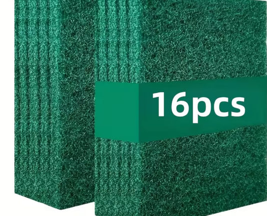Green Scouring Sponges 16 Pack