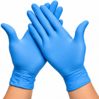Blue Nitrile Disposable Gloves – Box of 100