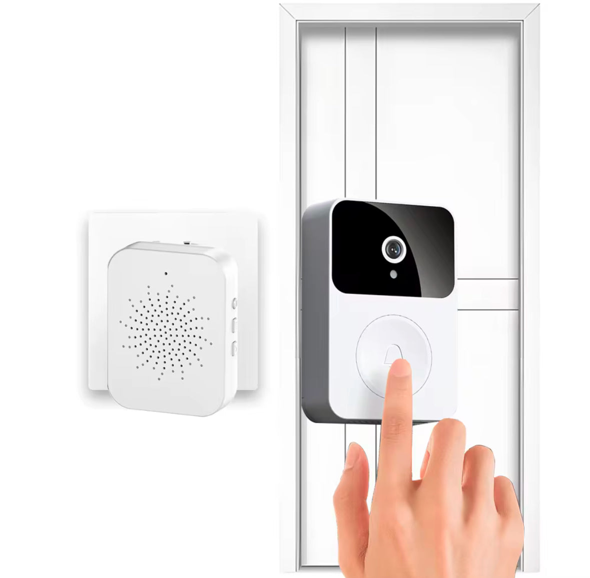 Wireless Video Doorbell Camera - Home Security Device, Lithium Long Lasting Battery, Included Wifi And App And Night Vision- Easy Instillation