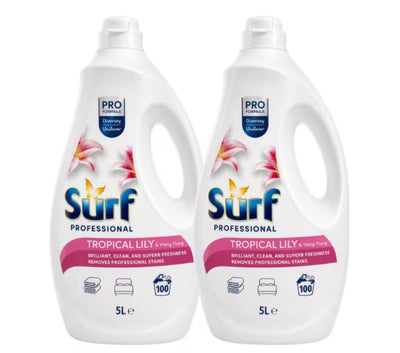 Surf Bio Professional Liquid Laundry Detergent 2 x 5L
