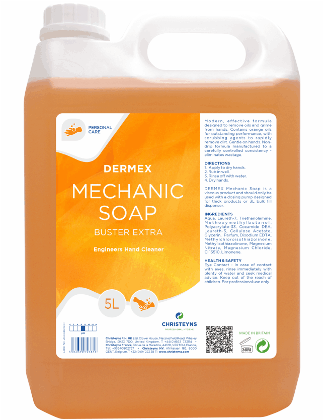 Clover Dermex Citrus Heavy Duty Hand Cleaner 5L