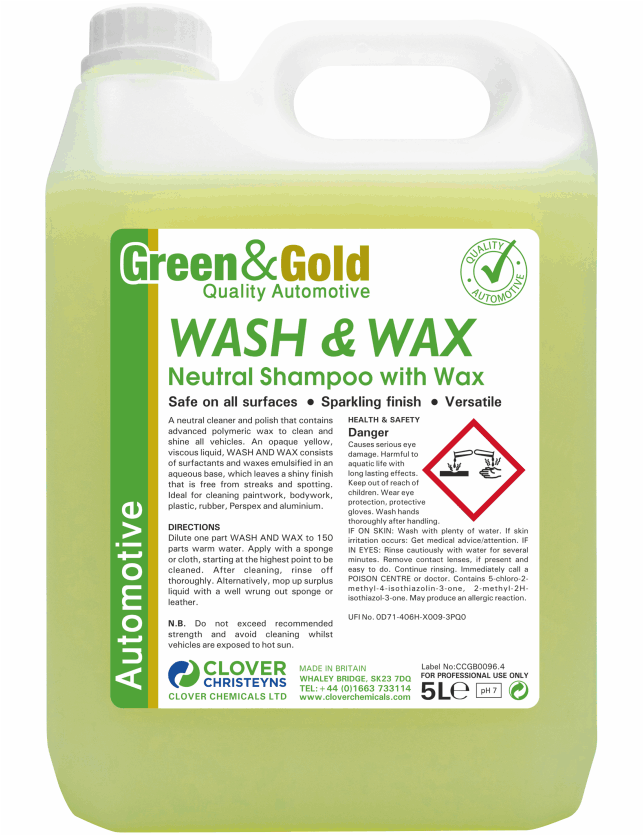 Clover Wash & Wax Vehicle Shampoo