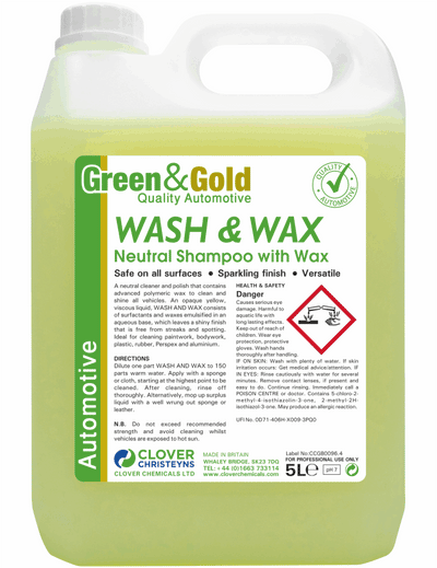 Clover Wash & Wax Vehicle Shampoo