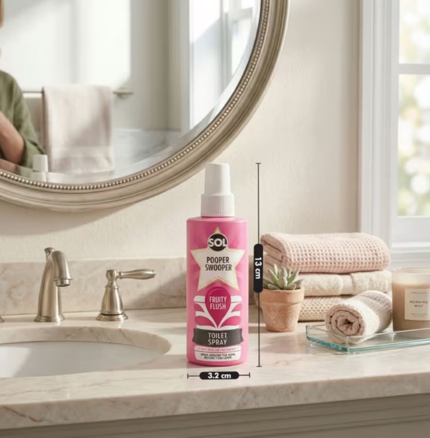 Pooper Swooper Toilet Spray Fruity Flush 6 Pack