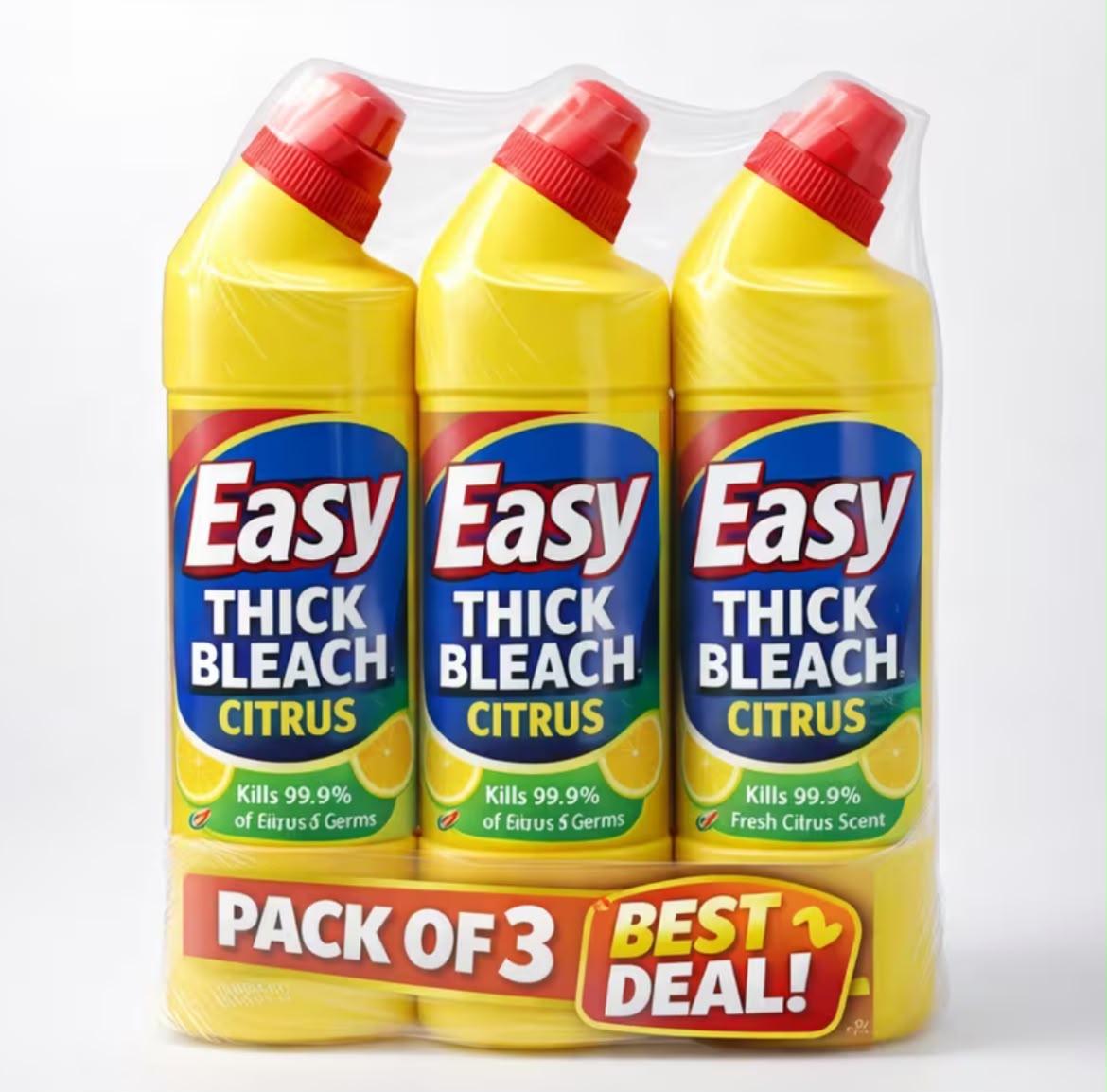 Easy Thick Bleach Citrus 750ml (3Pack)