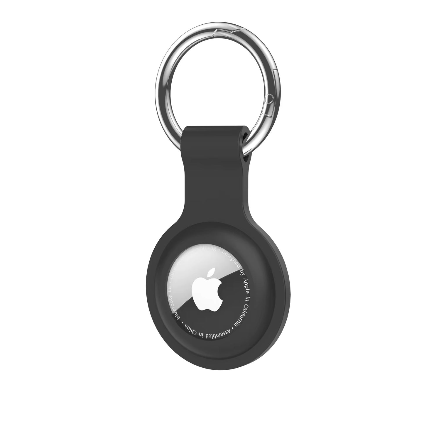 Waterproof silicone air tag holder with keychain