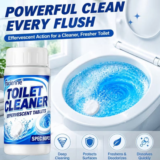 Farienne Toilet Clean Effervescent Tablets – 80 Count
