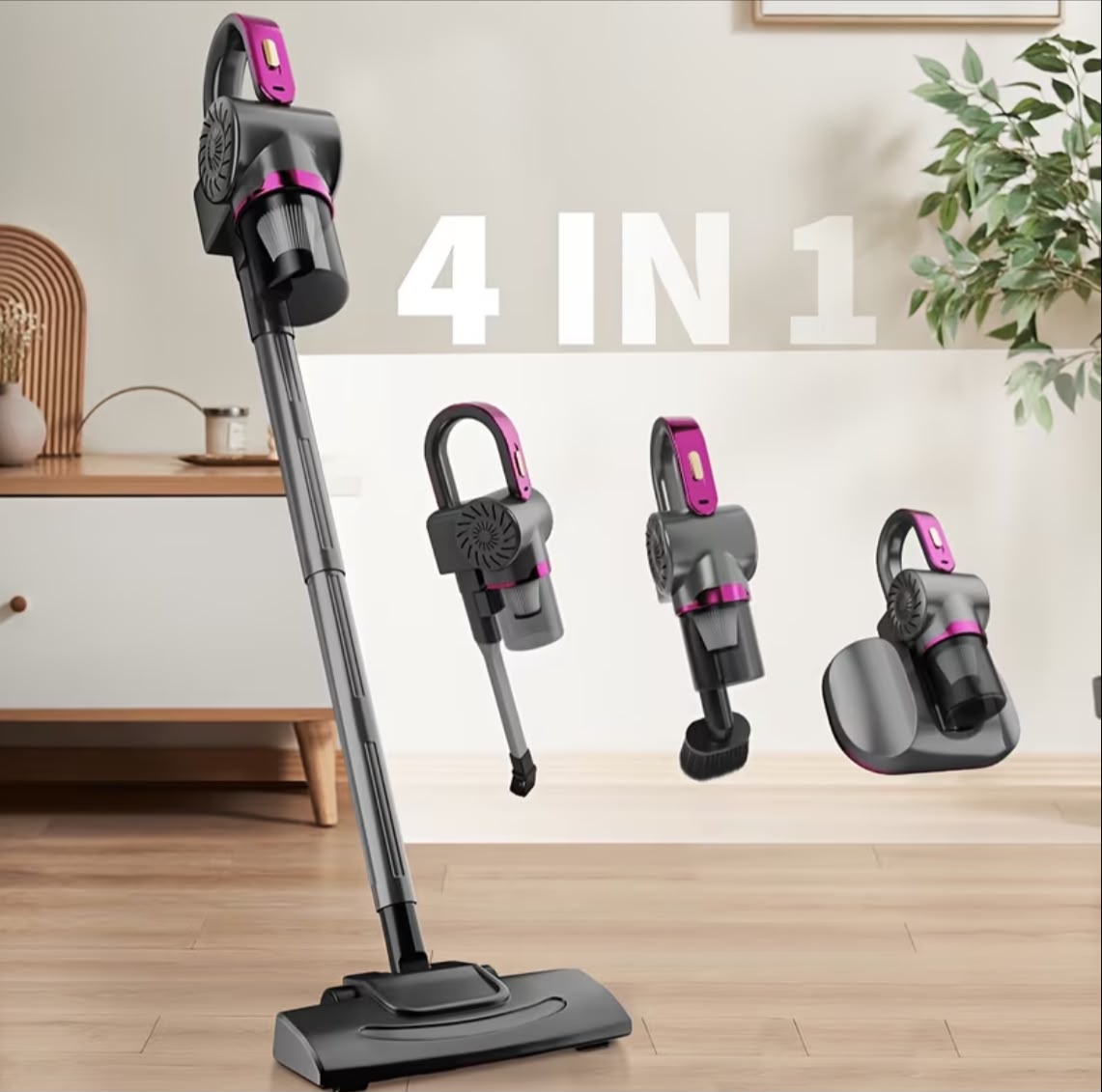 4-in-1 Cordless Stick Vacuum Cleaner 13000Pa