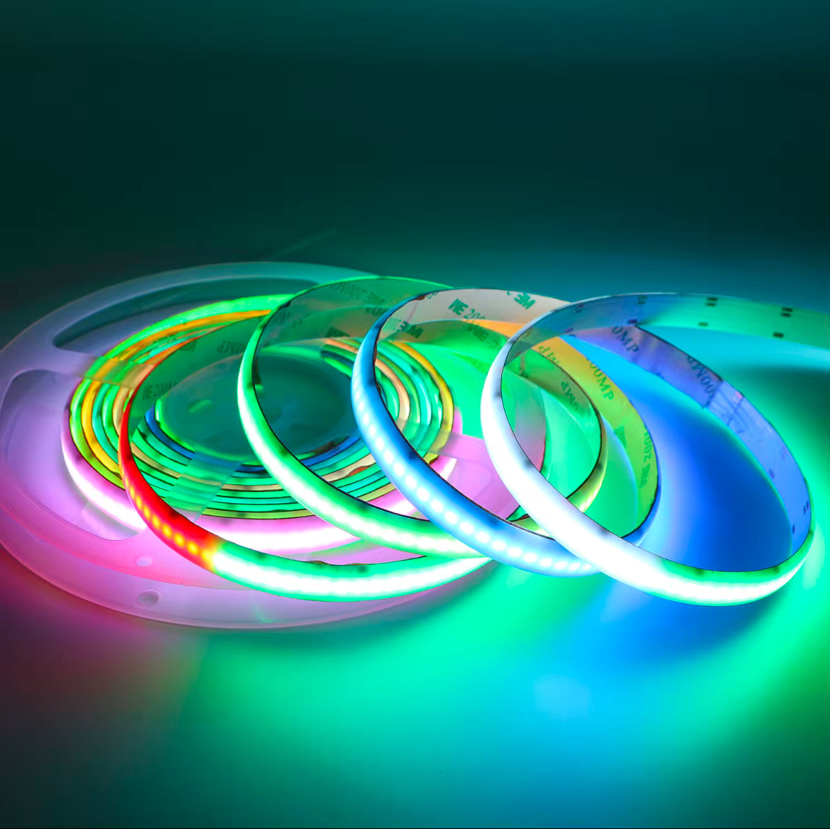 COB LED Strip Lights With App Controls - RGBW Dream Colour With Remote And App - Featuring 200+ Colour Options And Lighting Modes