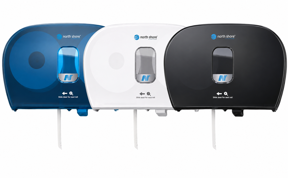 North Shore Side-by-Side Toilet Roll Dispenser