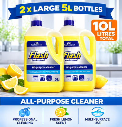 Flash Professional All-Purpose Cleaner 2 x 5L – Lemon
