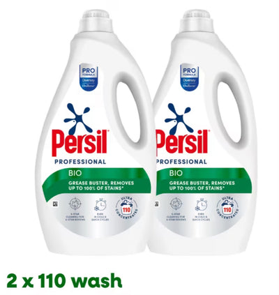 Persil Bio Professional Liquid Laundry Detergent 2 x 2.97L