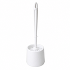 White Toilet Brush & Pot