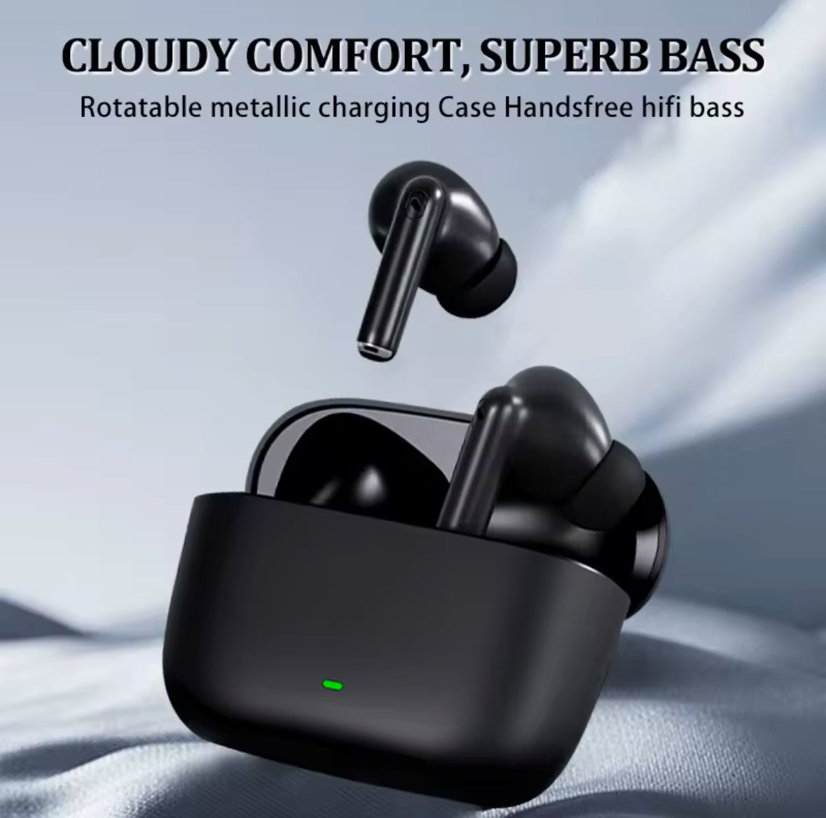 TWS Wireless Bluetooth Headphones - Sports Music Headphones - HiFi Bass Earbuds