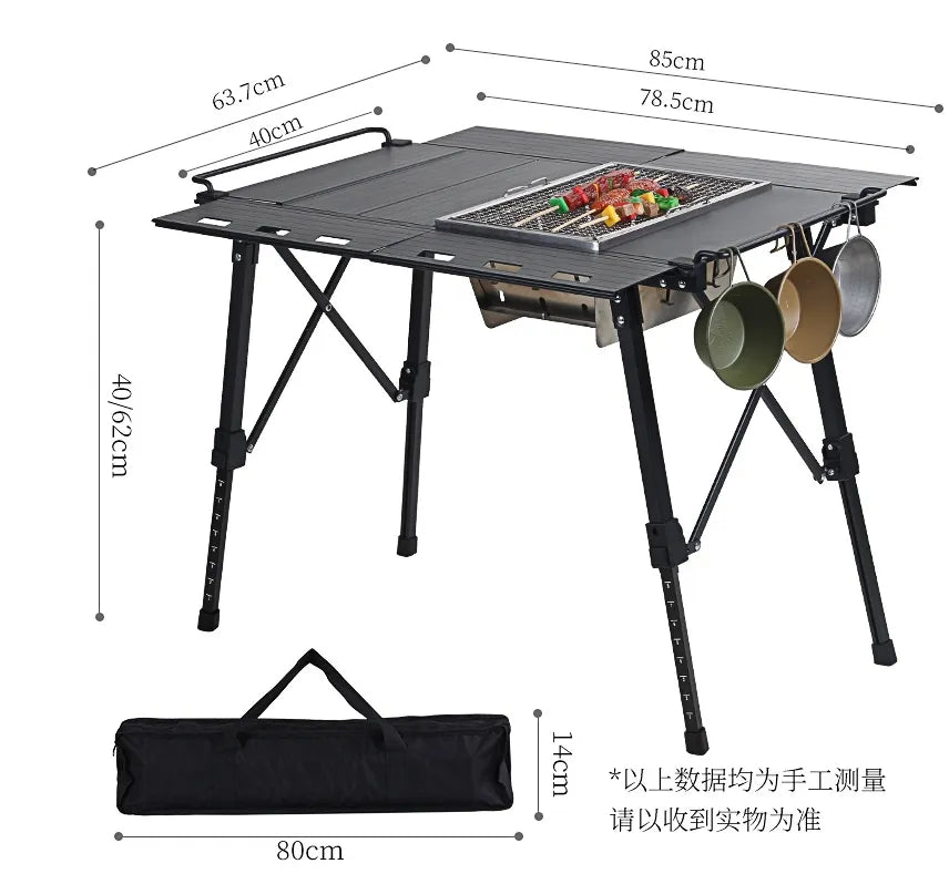 Folding Table for Picnic