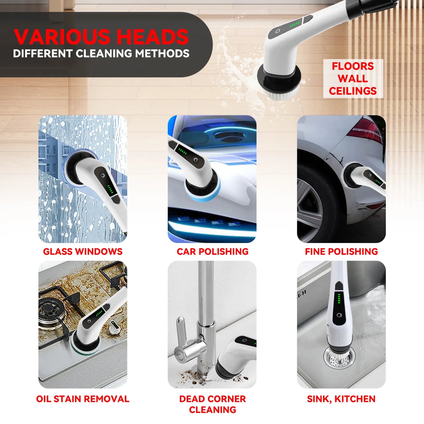 Electric Cordless Clean Brush