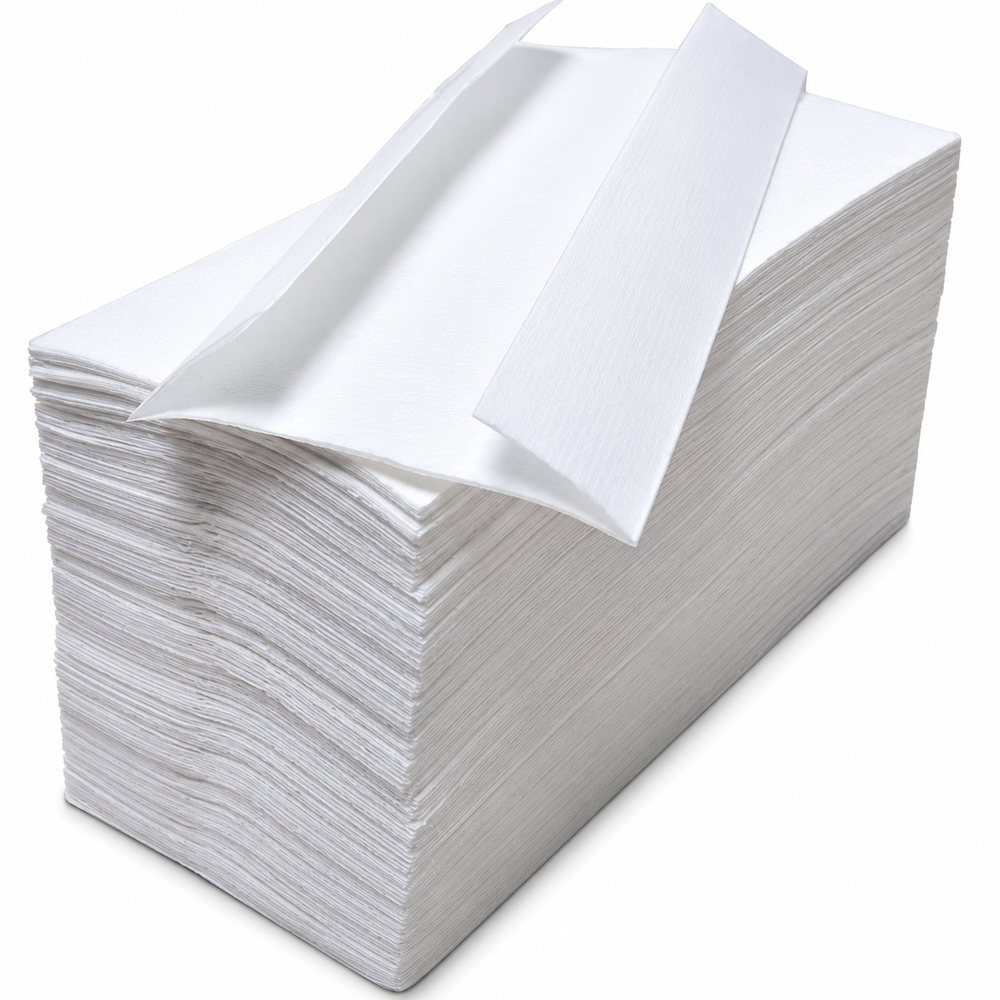 Luxury 2-Ply White C-Fold Hand Towels – 2,400
