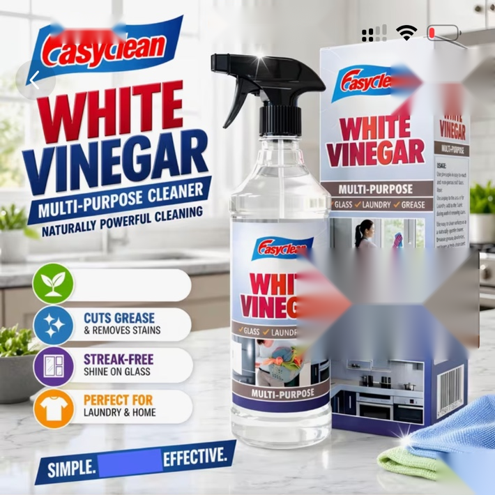 Easyclean White Vinegar Multi-Purpose Cleaner 500ml