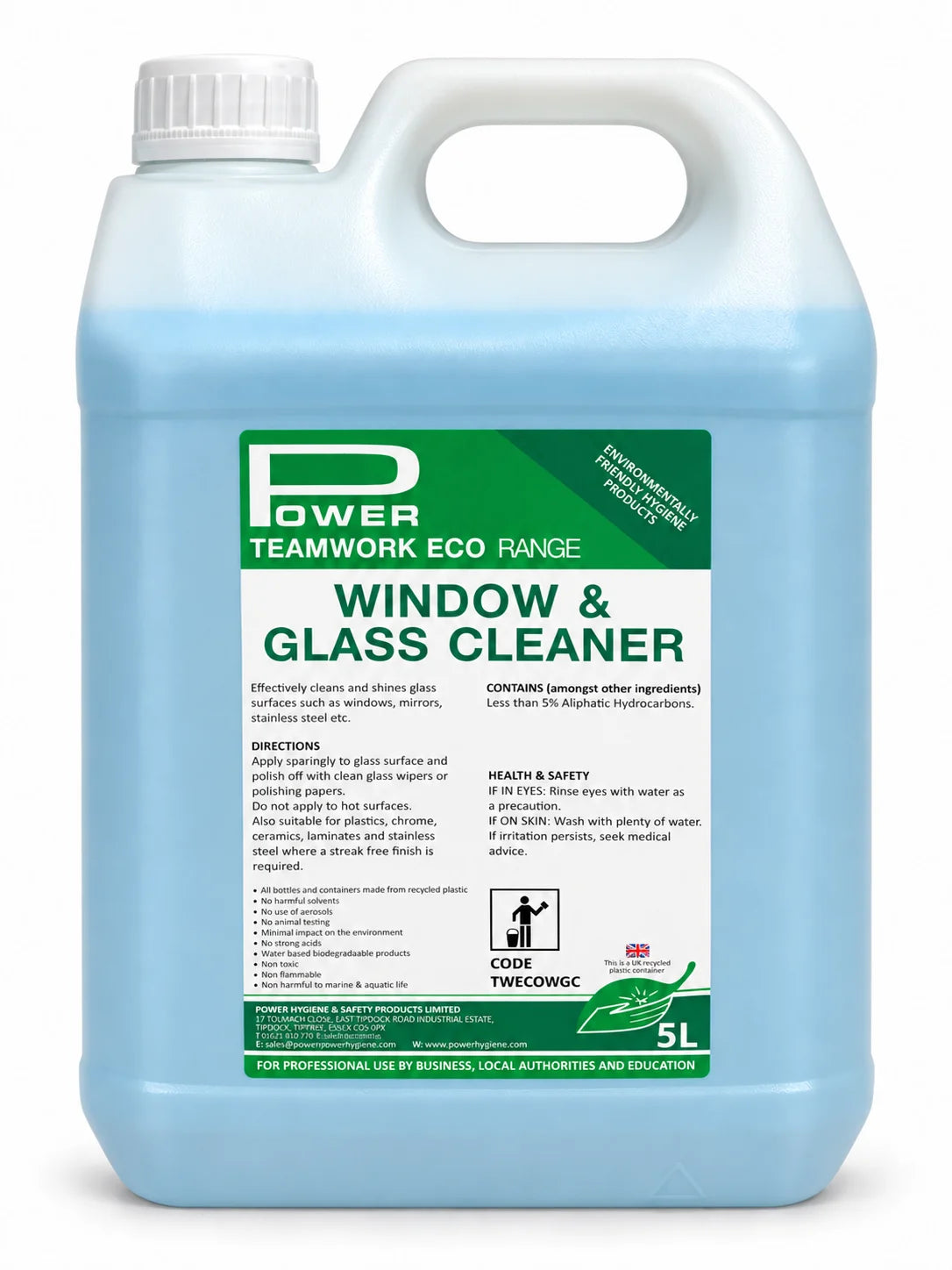 Teamwork ECO Window & Glass Cleaner 5L