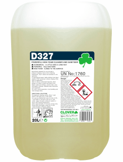 Clover D327 High Foam Cleaner & Disinfectant 20L