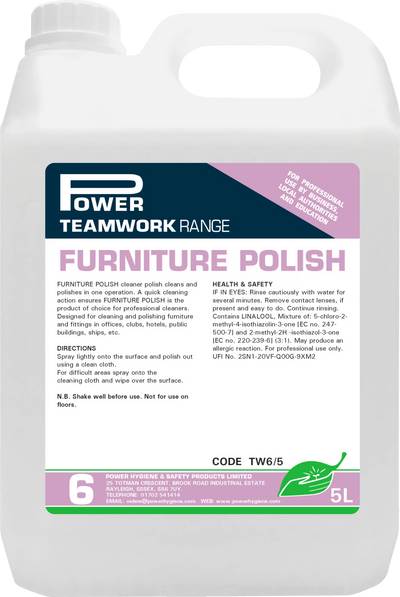 Teamwork 6 Furniture Polish 5L